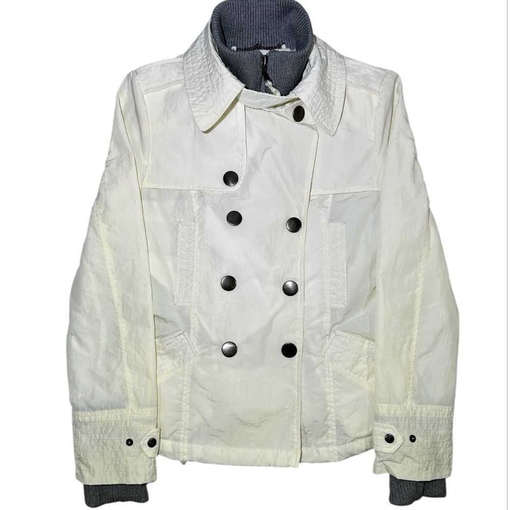 G.E.T Thumb Hole Sweater Sleeve Collar Outwear Performance Jacket Size Medium